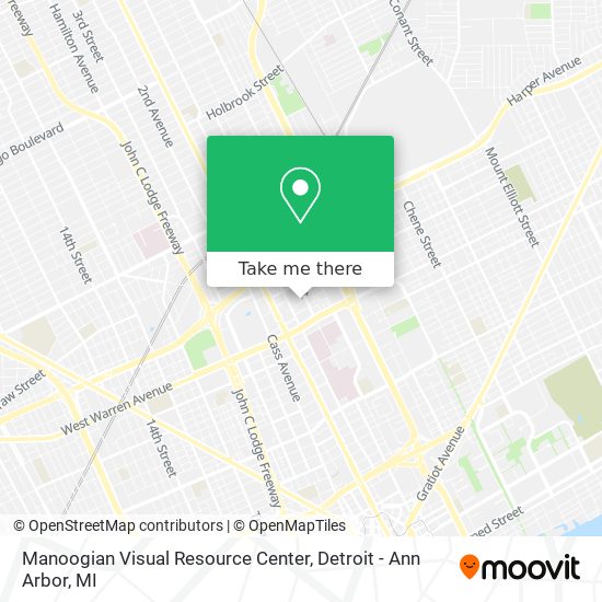 Mapa de Manoogian Visual Resource Center