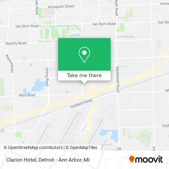 Mapa de Clarion Hotel