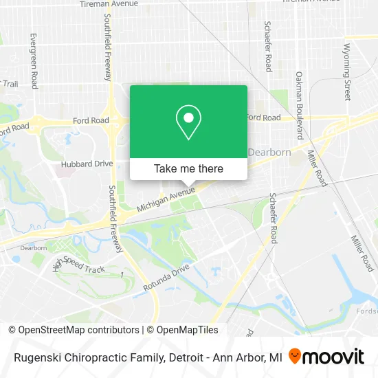 Rugenski Chiropractic Family map