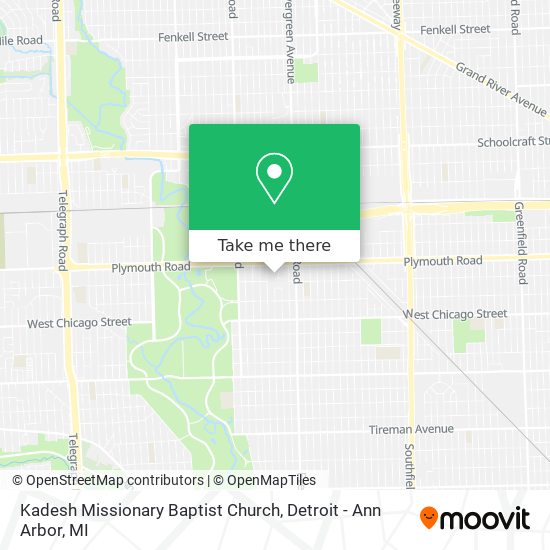 Kadesh Missionary Baptist Church map