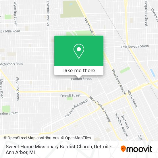 Mapa de Sweet Home Missionary Baptist Church