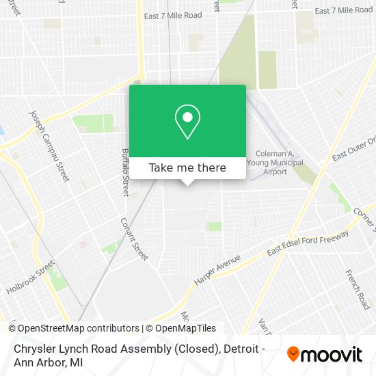 Chrysler Lynch Road Assembly (Closed) map