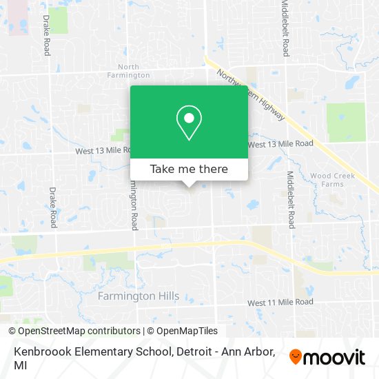 Kenbroook Elementary School map