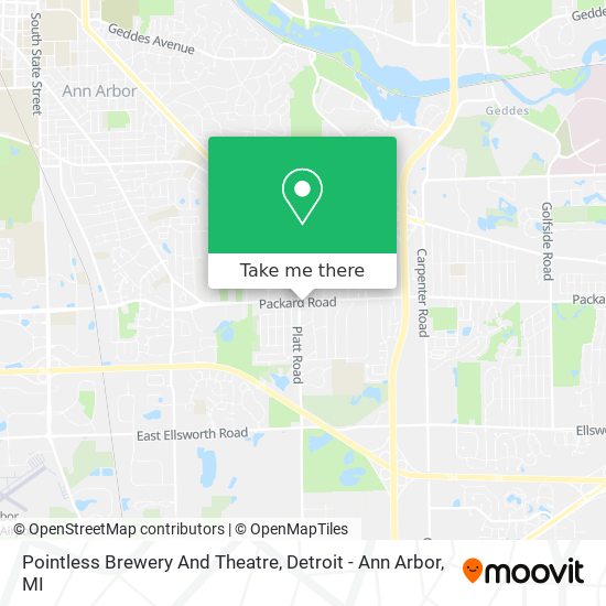 Pointless Brewery And Theatre map