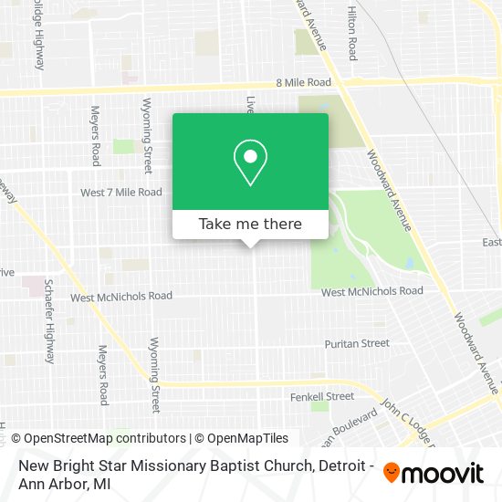 New Bright Star Missionary Baptist Church map