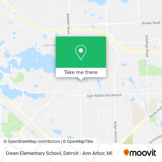 Owen Elementary School map