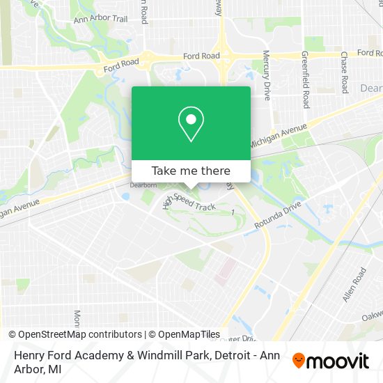 Henry Ford Academy & Windmill Park map