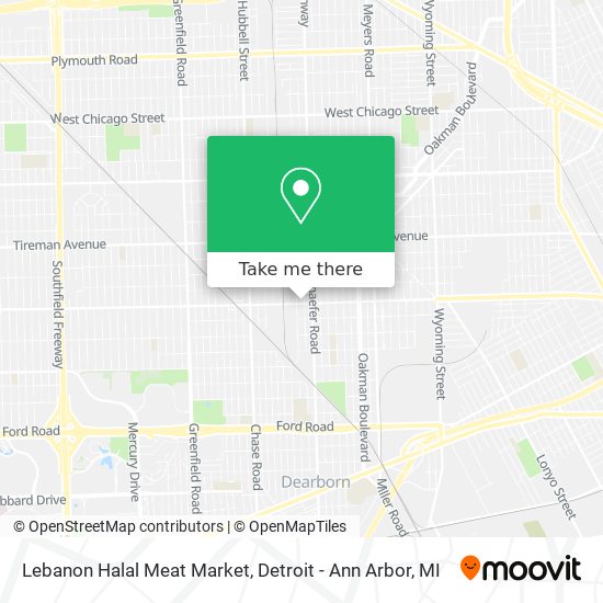 Lebanon Halal Meat Market map