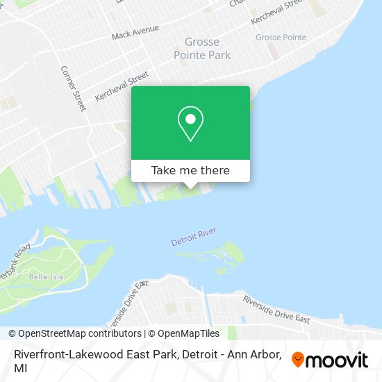 Mapa de Riverfront-Lakewood East Park
