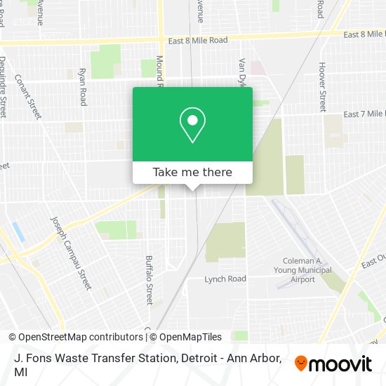 J. Fons Waste Transfer Station map