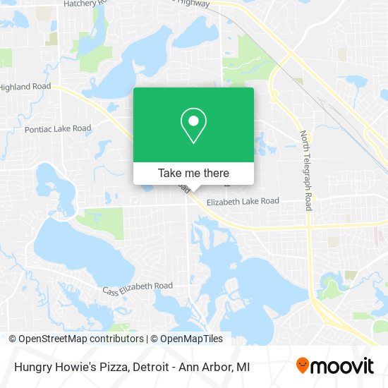 Hungry Howie's Pizza map