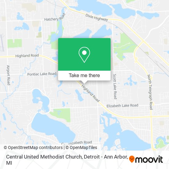 Central United Methodist Church map