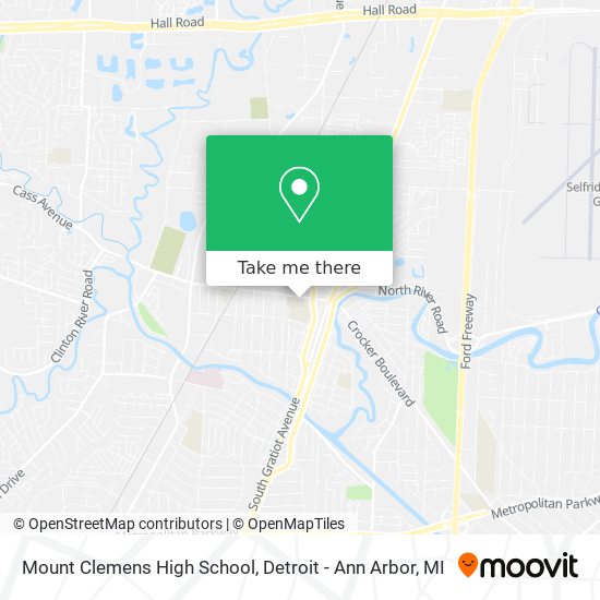 Mapa de Mount Clemens High School