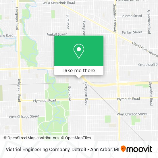 Mapa de Vistriol Engineering Company