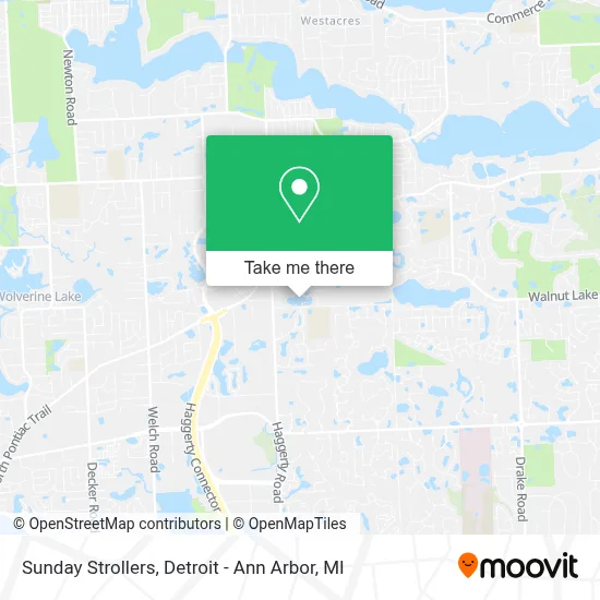 Sunday Strollers map