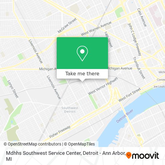 Mdhhs Southwest Service Center map
