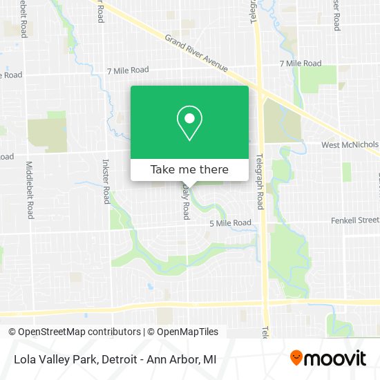 Lola Valley Park map