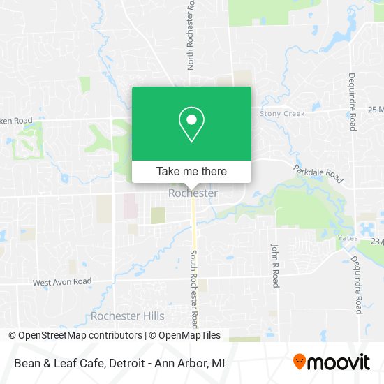 Mapa de Bean & Leaf Cafe