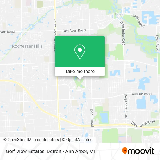 Golf View Estates map