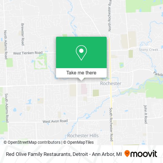 Red Olive Family Restaurants map