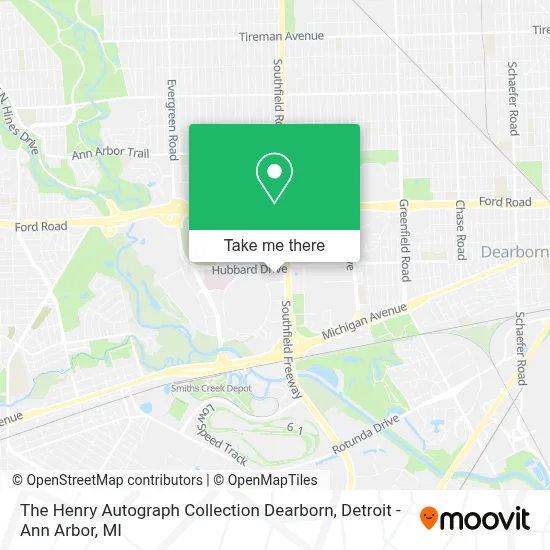 The Henry Autograph Collection Dearborn map
