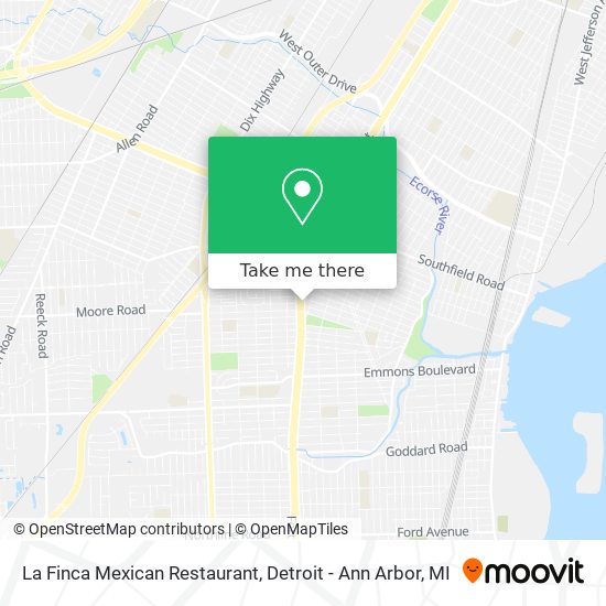 La Finca Mexican Restaurant map