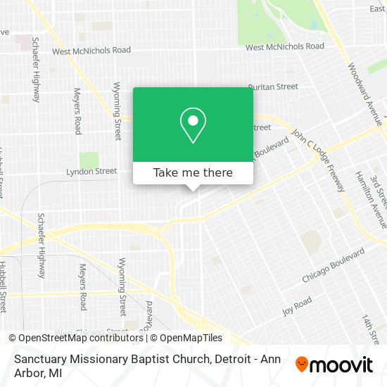 Sanctuary Missionary Baptist Church map