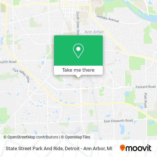 State Street Park And Ride map