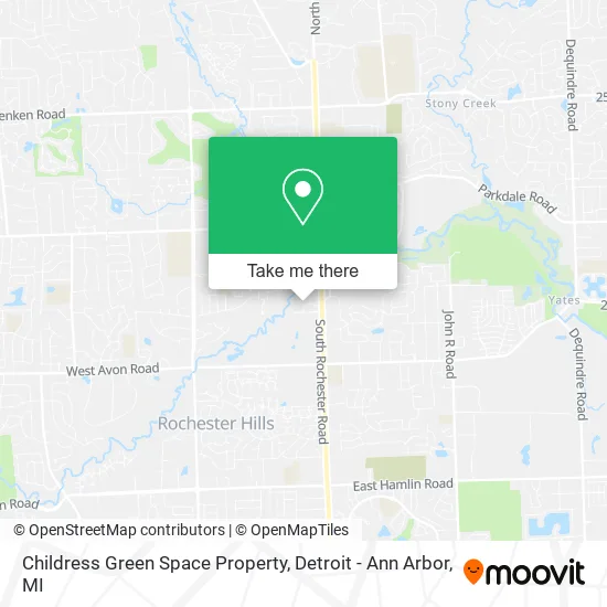 Childress Green Space Property map