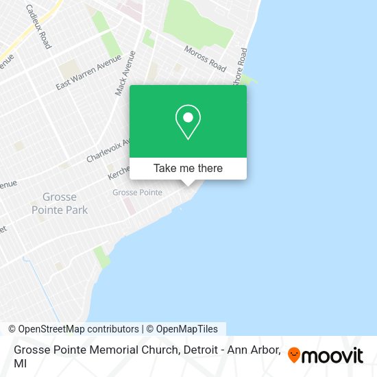Mapa de Grosse Pointe Memorial Church