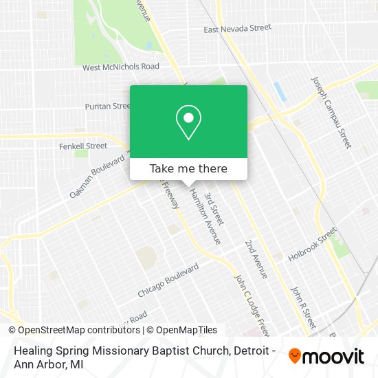 Mapa de Healing Spring Missionary Baptist Church