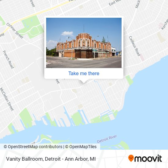 Mapa de Vanity Ballroom