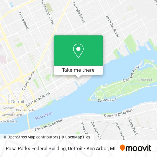 Rosa Parks Federal Building map