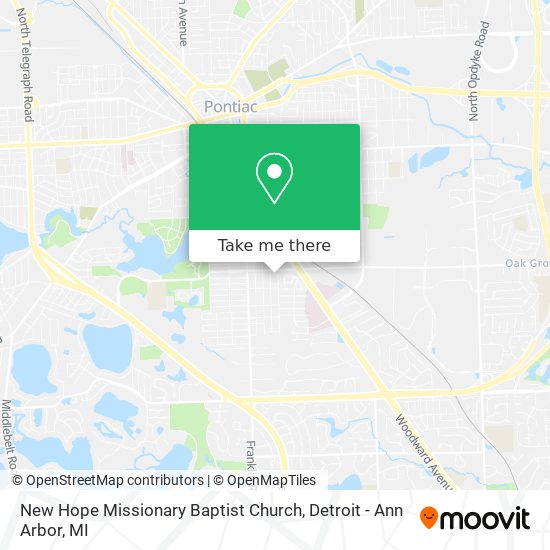 Mapa de New Hope Missionary Baptist Church