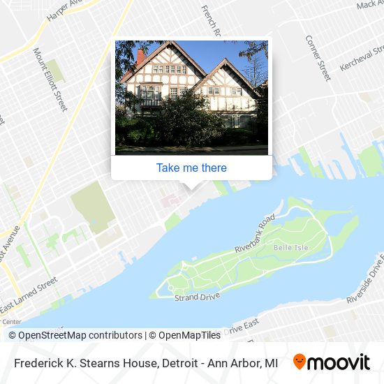 Frederick K. Stearns House map