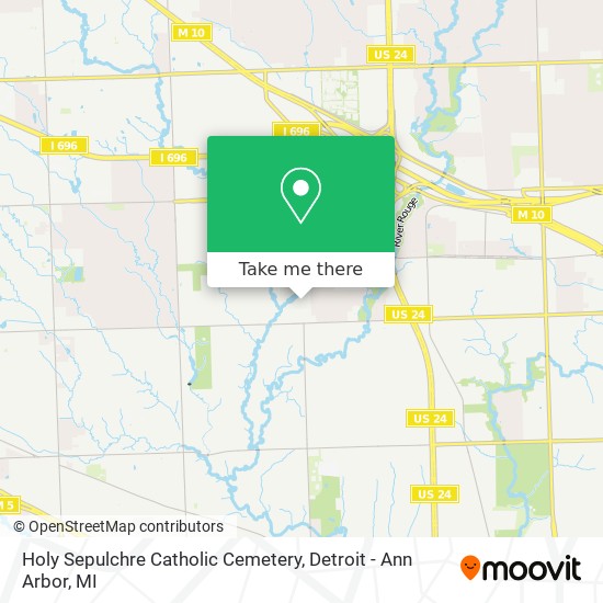 Mapa de Holy Sepulchre Catholic Cemetery