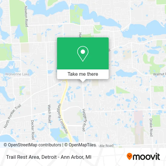 Trail Rest Area map