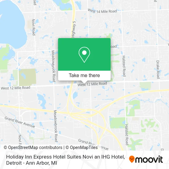 Holiday Inn Express Hotel Suites Novi an IHG Hotel map