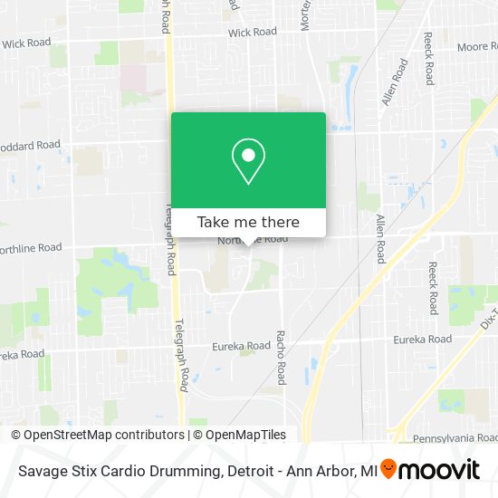 Savage Stix Cardio Drumming map