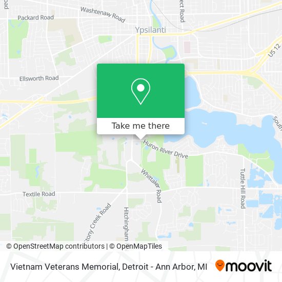 Vietnam Veterans Memorial map