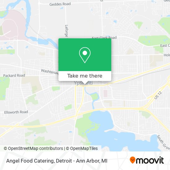 Angel Food Catering map