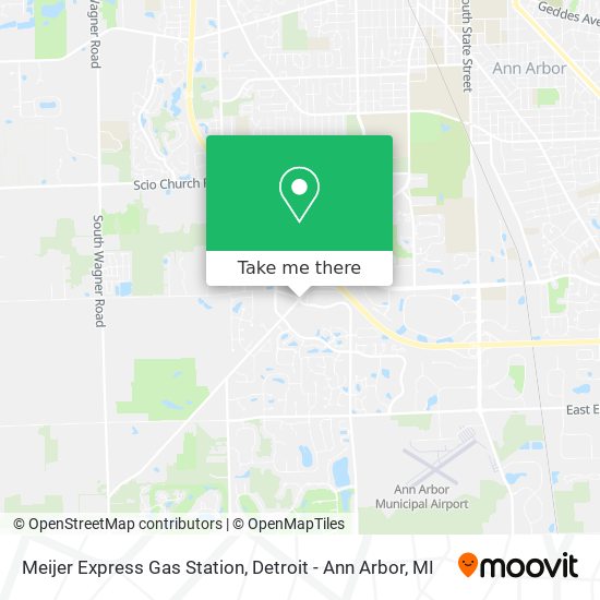 Meijer Express Gas Station map