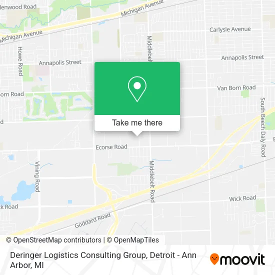 Mapa de Deringer Logistics Consulting Group