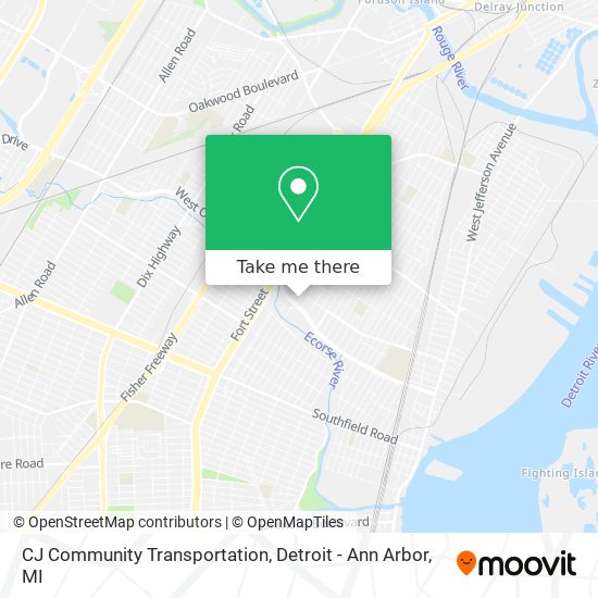 CJ Community Transportation map