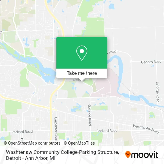 Mapa de Washtenaw Community College-Parking Structure
