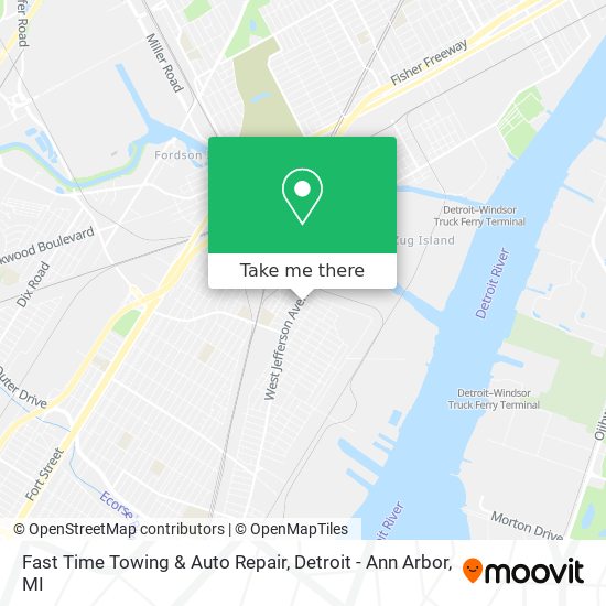 Fast Time Towing & Auto Repair map