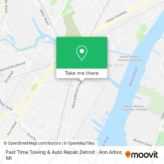 Fast Time Towing & Auto Repair map
