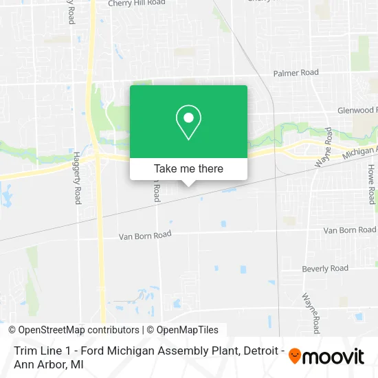 Trim Line 1 - Ford Michigan Assembly Plant map