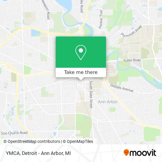 YMCA map