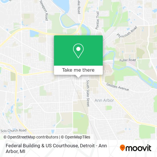 Mapa de Federal Building & US Courthouse